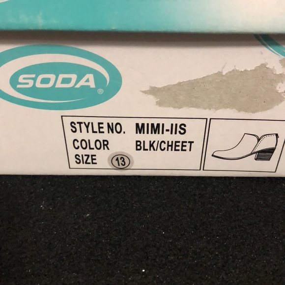 Soda Wedge Heels Cheeta Loleopard - Picture 4 of 4